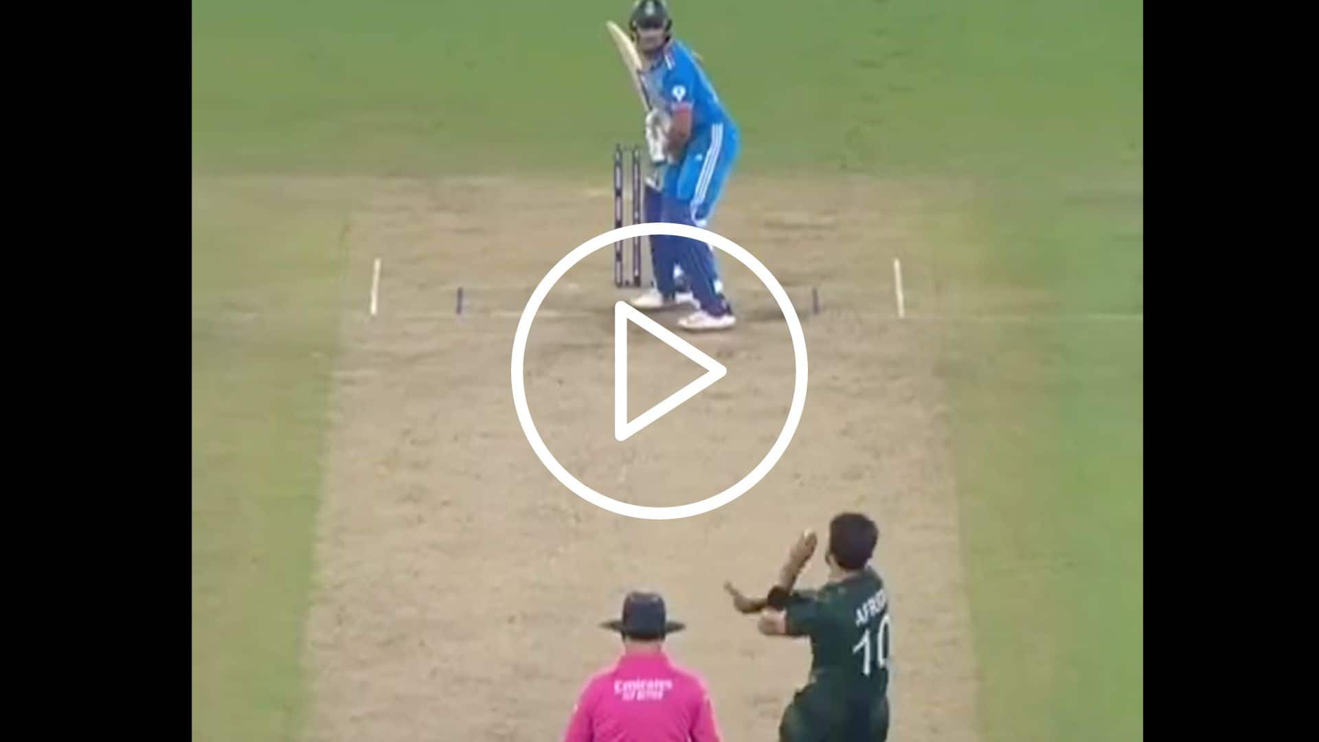 [Watch] Shaheen Afridi Gets 'Lucky' With Big Wicket Of Shubman Gill